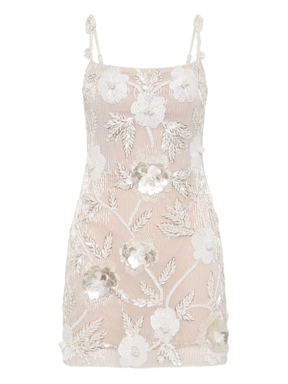 Rachel Gilbert Pierre Mini Dress In Neutral