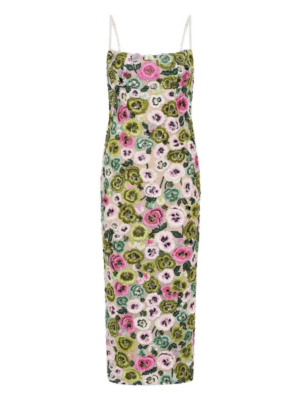 Rachel Gilbert vestido midi Camden | verde | Image 1