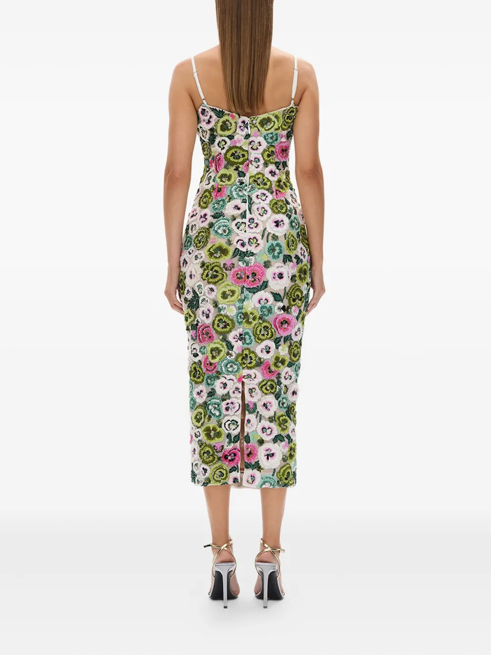 Rachel Gilbert Camden midi-jurk Groen