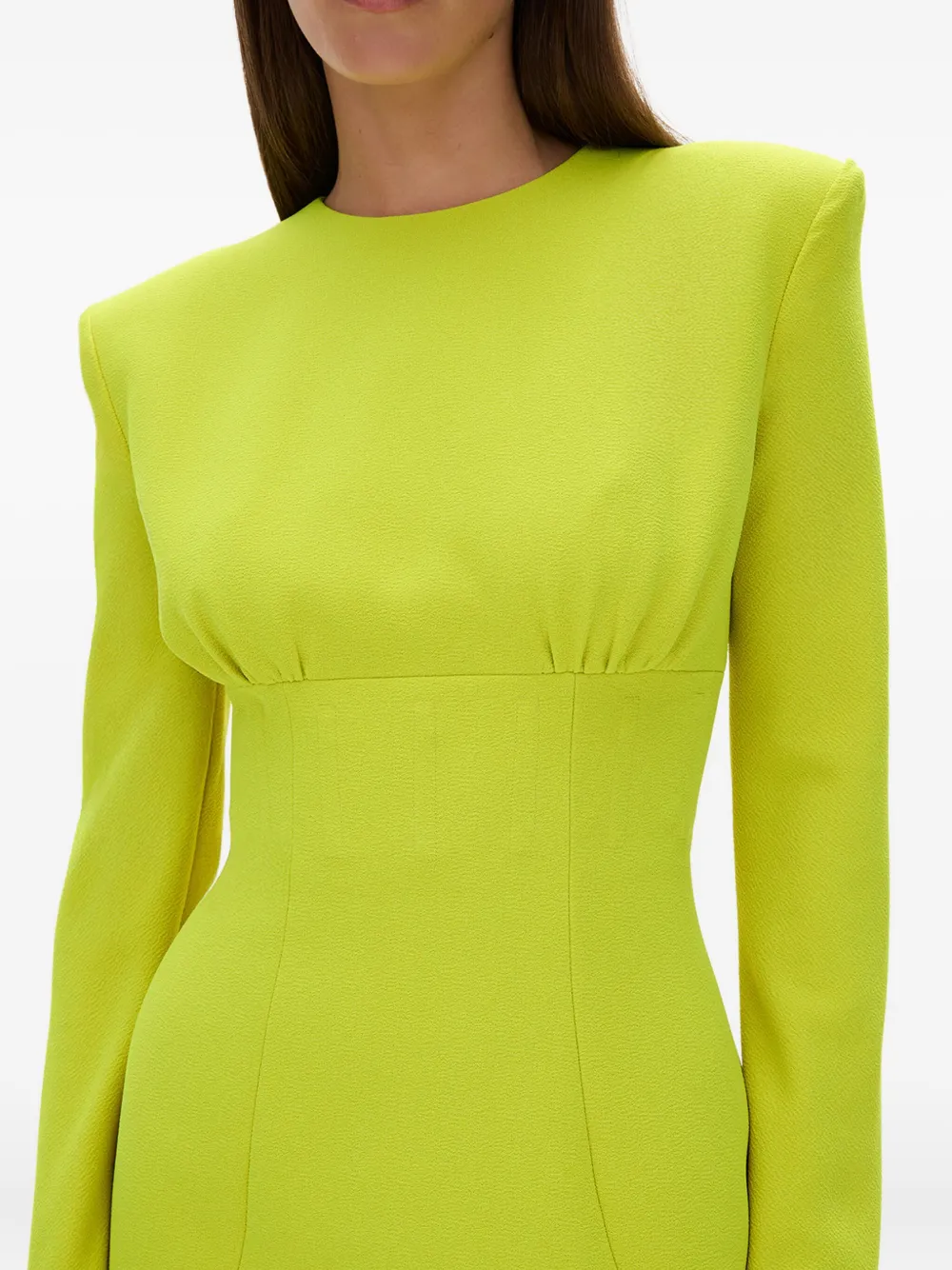 Rachel Gilbert Dover Long-sleeves Maxi Dress In Green