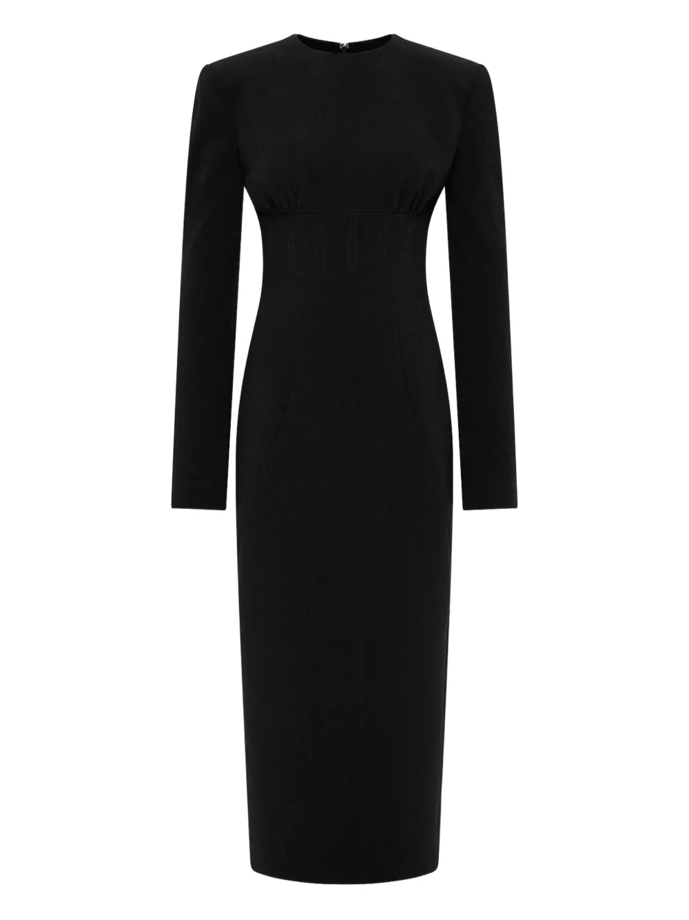 Rachel Gilbert Dover maxi-jurk met gewatteerde schouders Zwart