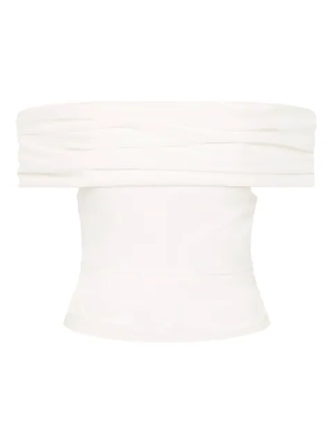 Rachel Gilbert Camille draped off-shoulder top