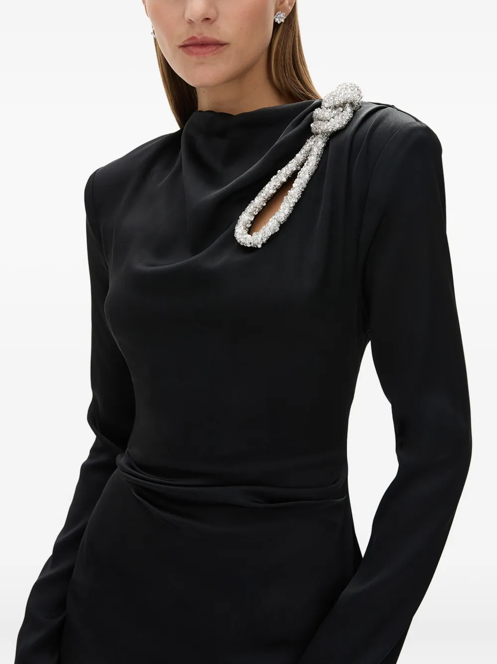 Rachel Gilbert Henrietta jurk met pailletten Zwart