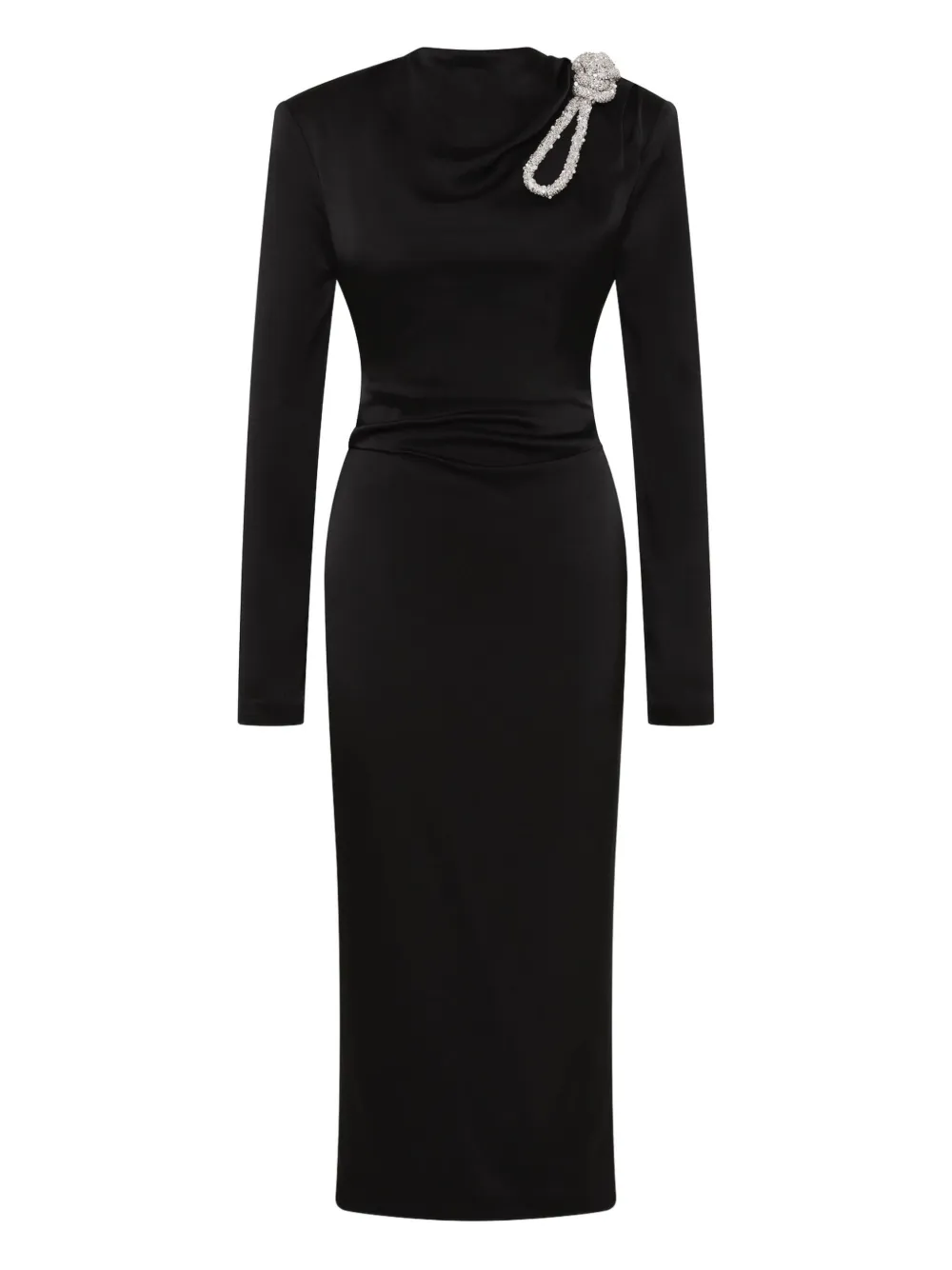 Rachel Gilbert Abito Henrietta con paillettes - Nero