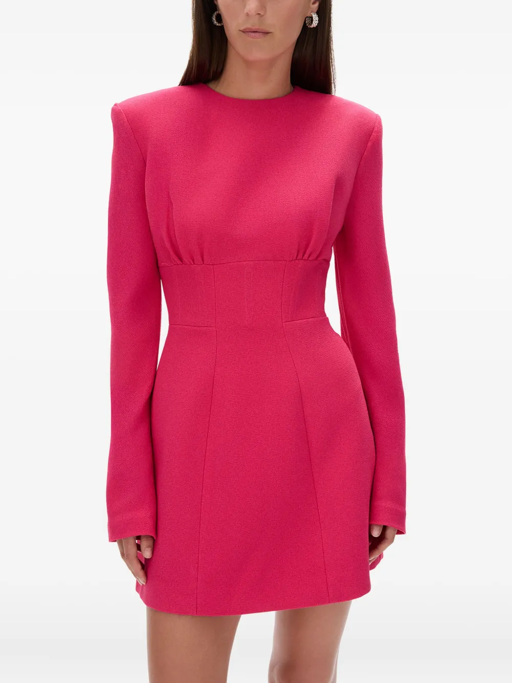 Rachel Gilbert Dover mini-jurk met gewatteerde schouders Roze