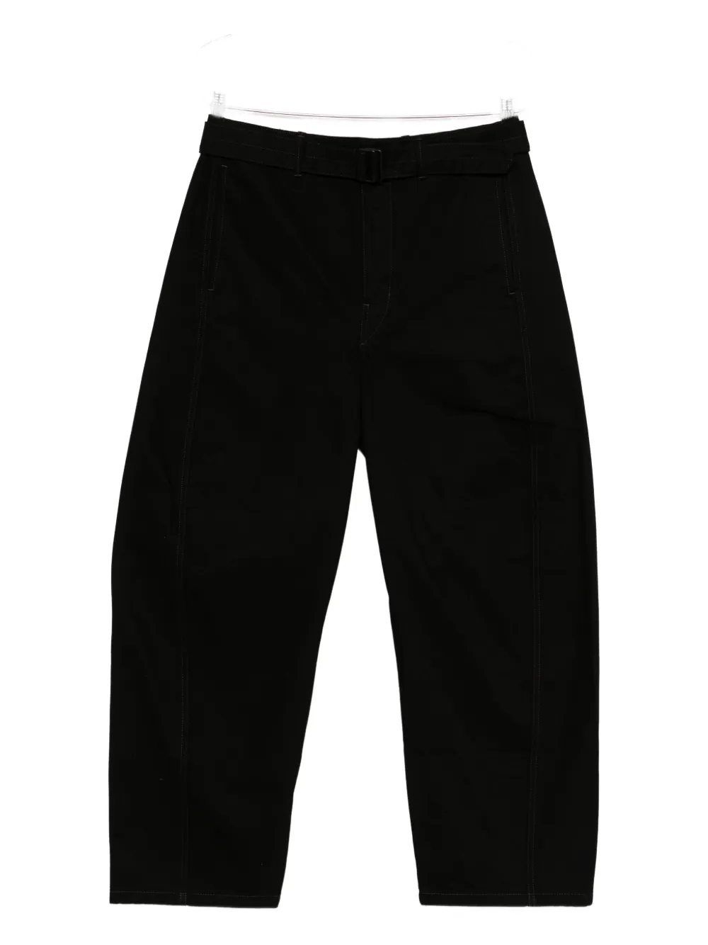 LEMAIRE Twisted belted jeans Zwart