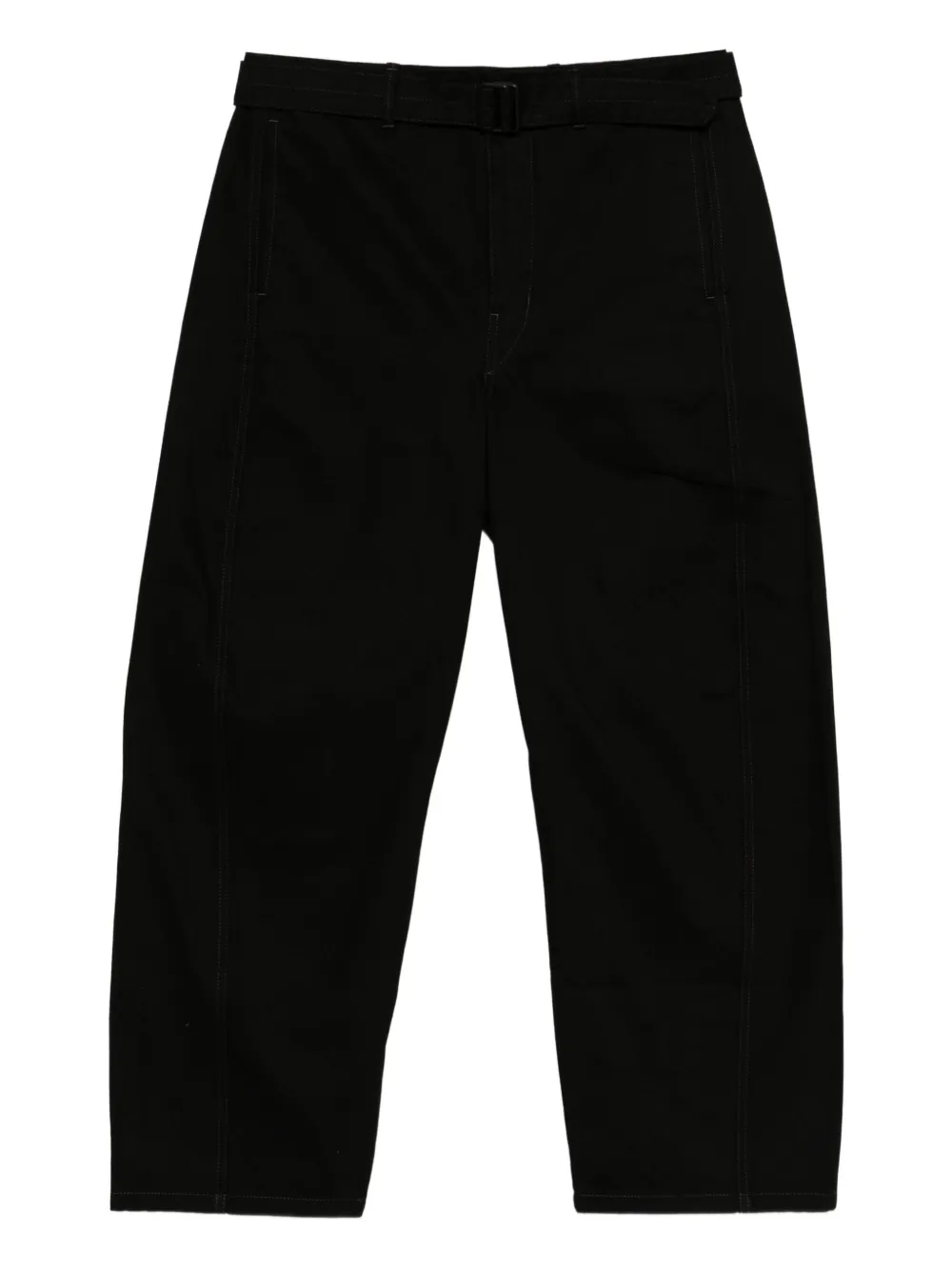 LEMAIRE Twisted belted jeans Zwart