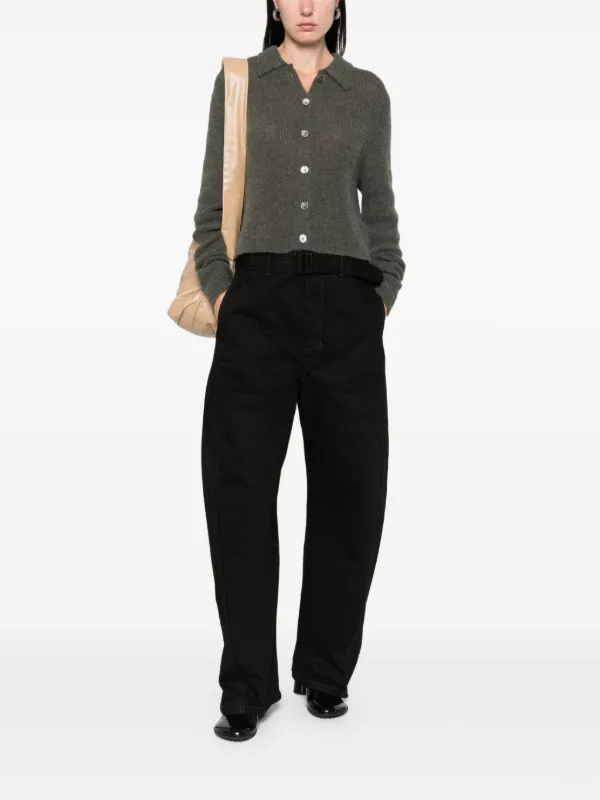 LEMAIRE Twisted Belted Jeans デニムジーンズ LEMAIRE Twisted Belted Jeans | Black | FARFETCH