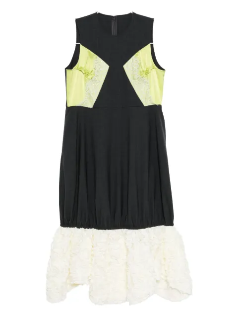 Enföld floral-lace dress