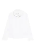 Jil Sander ruffled shirt - White