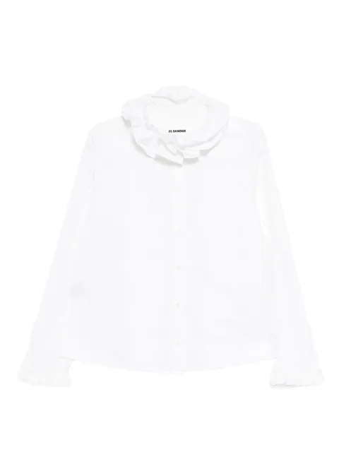 Jil Sander ruffled shirt