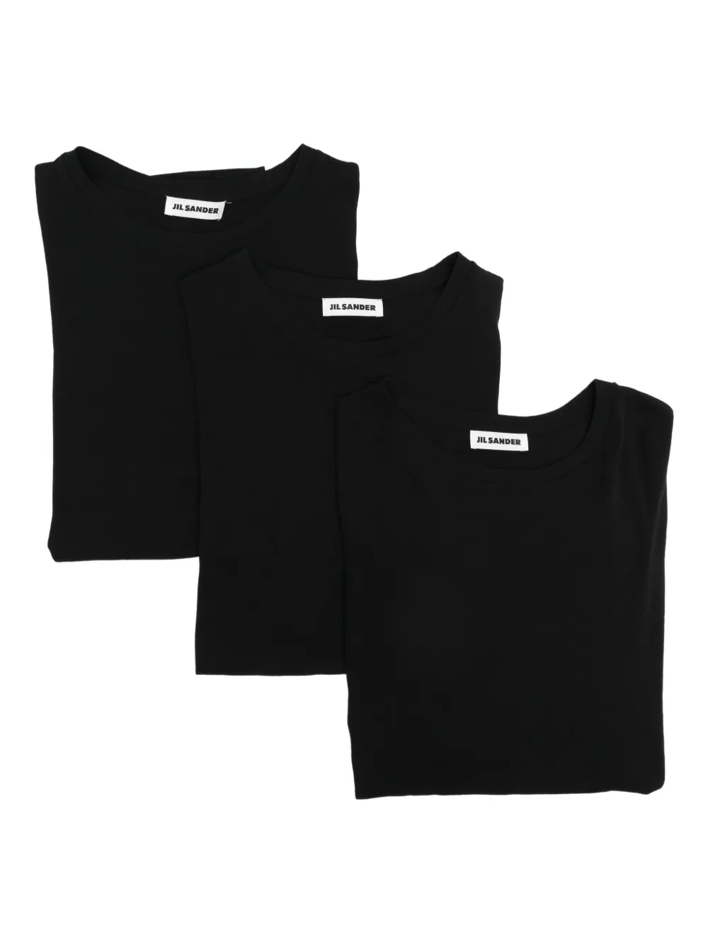 Jil Sander Katoenen T-shirt Zwart