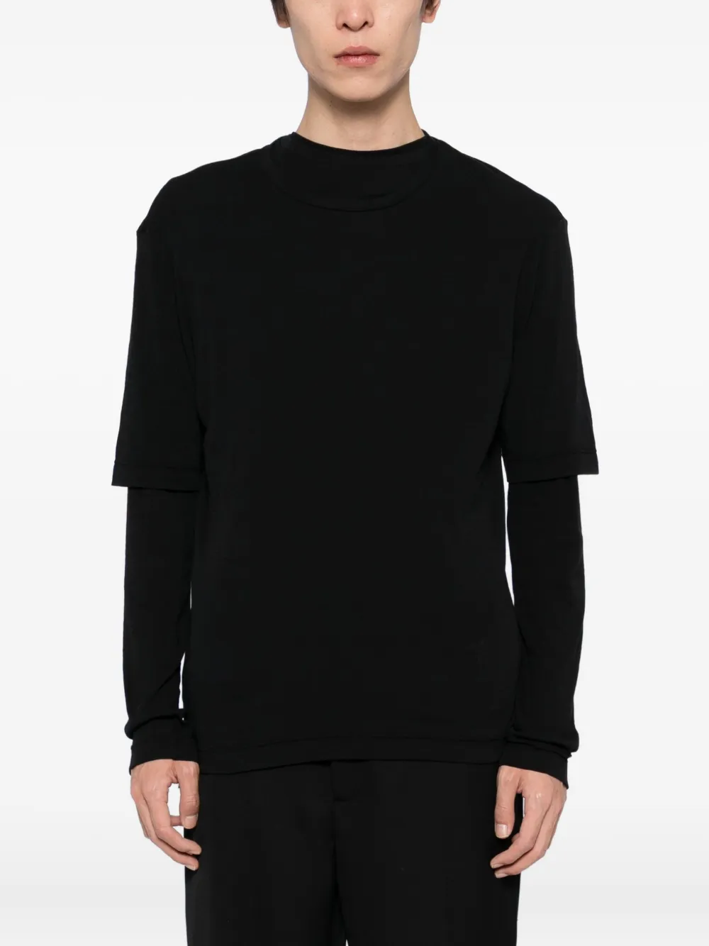 Jil Sander Katoenen T-shirt Zwart