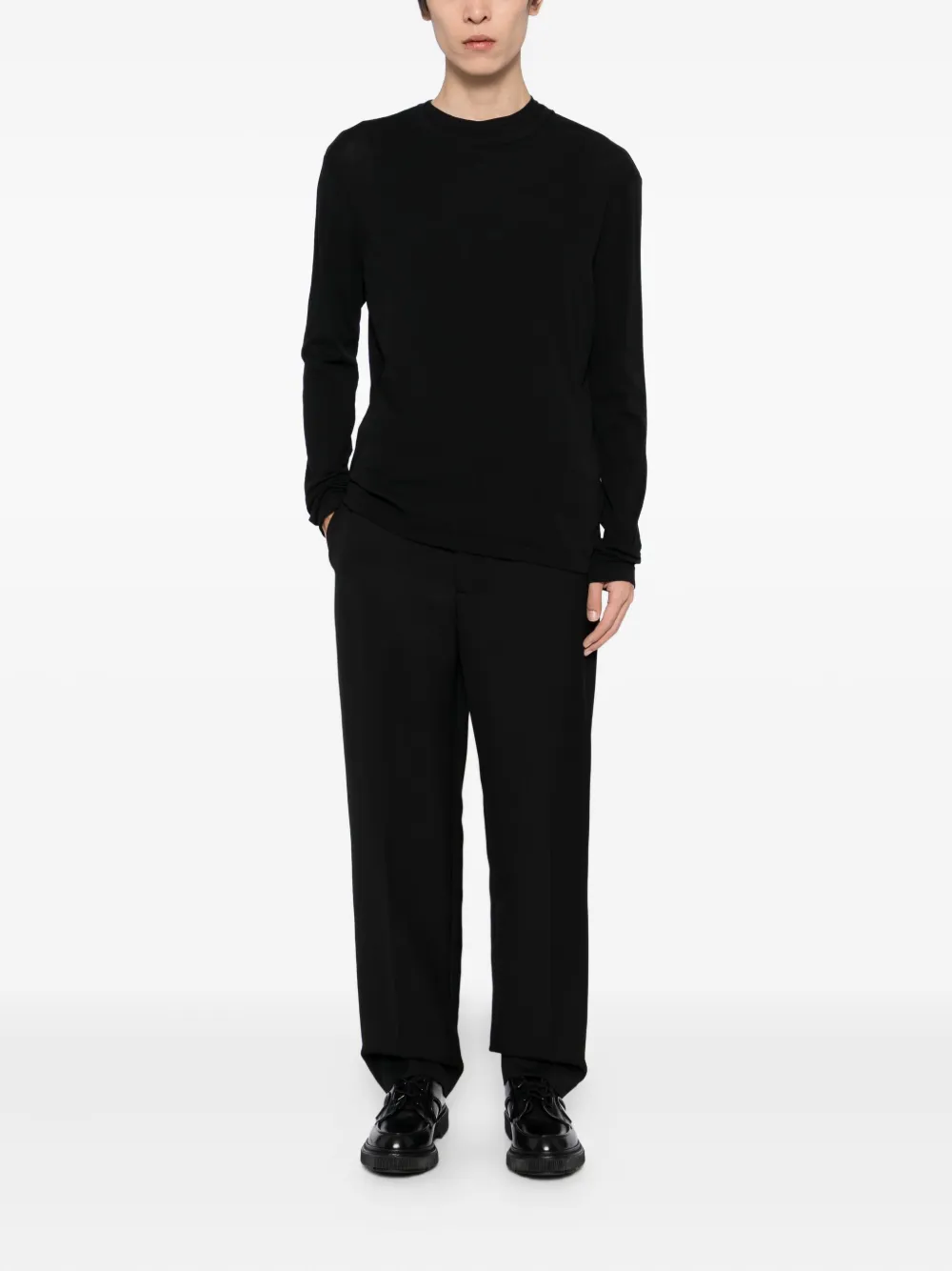 Jil Sander Katoenen T-shirt Zwart