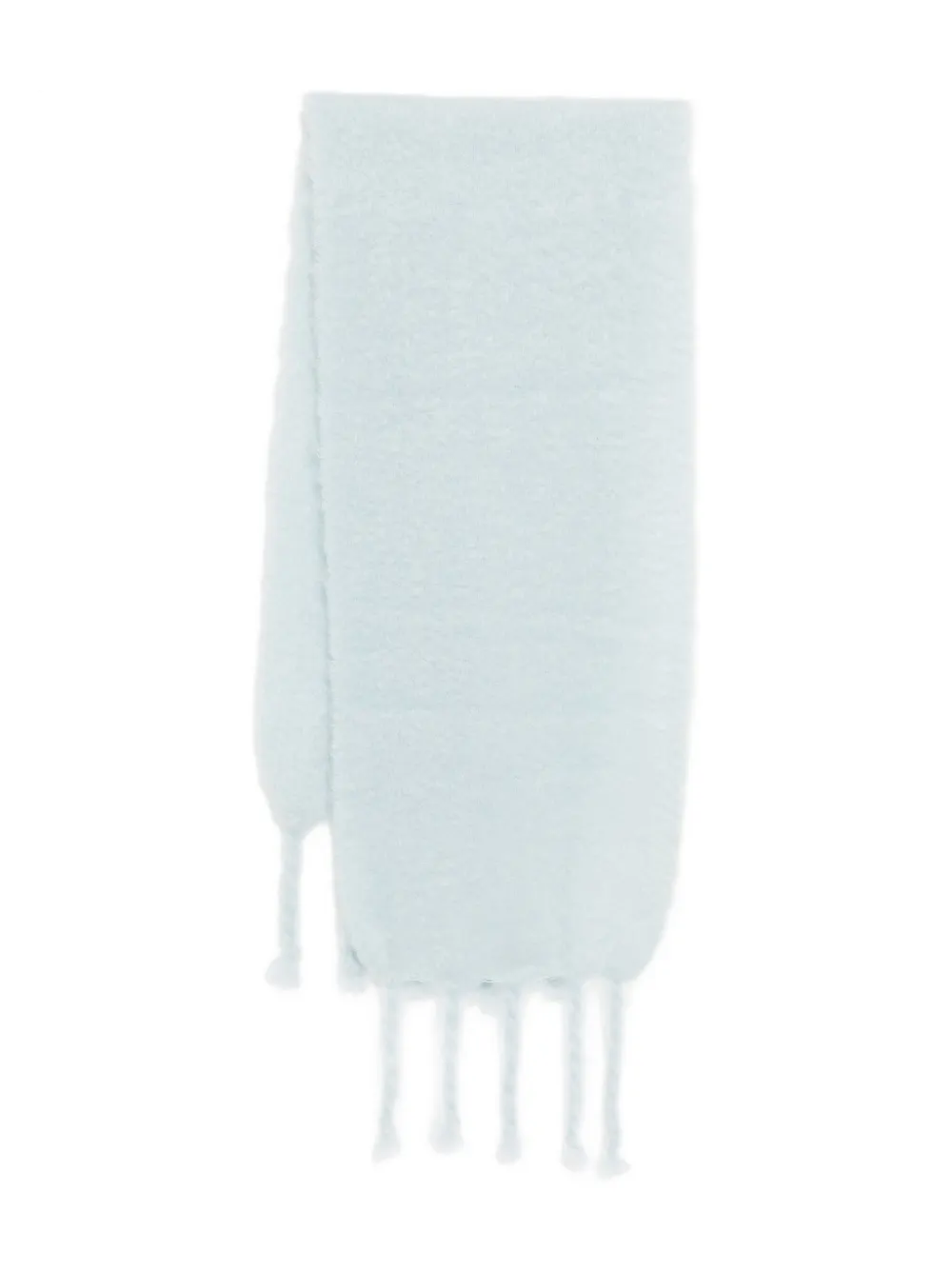 JIL SANDER+ Sjaal met logopatch Blauw
