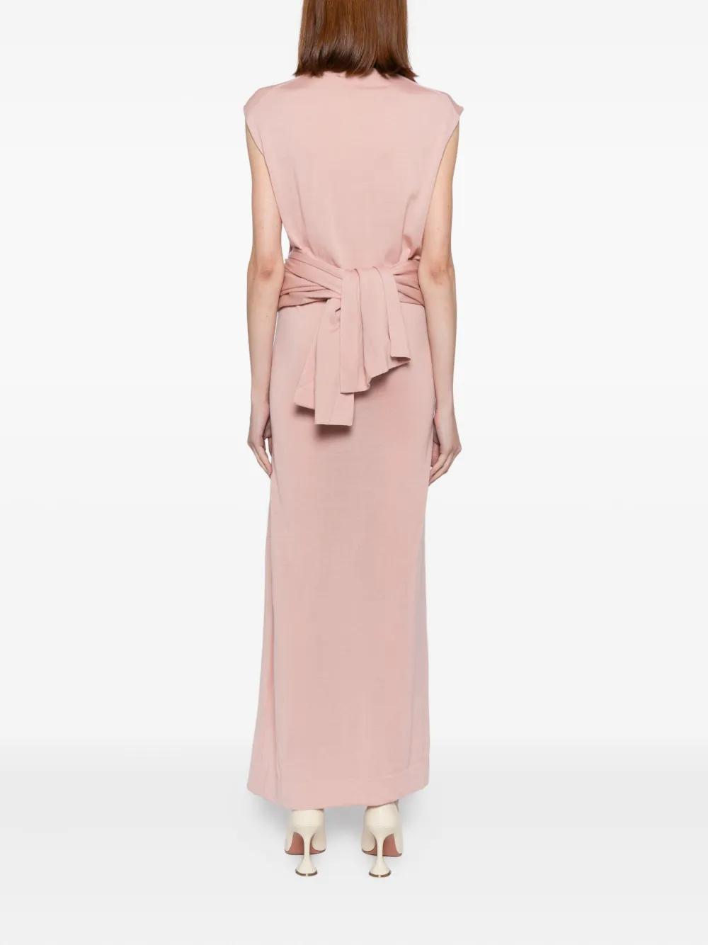 Jil Sander Gedrapeerde jurk Roze