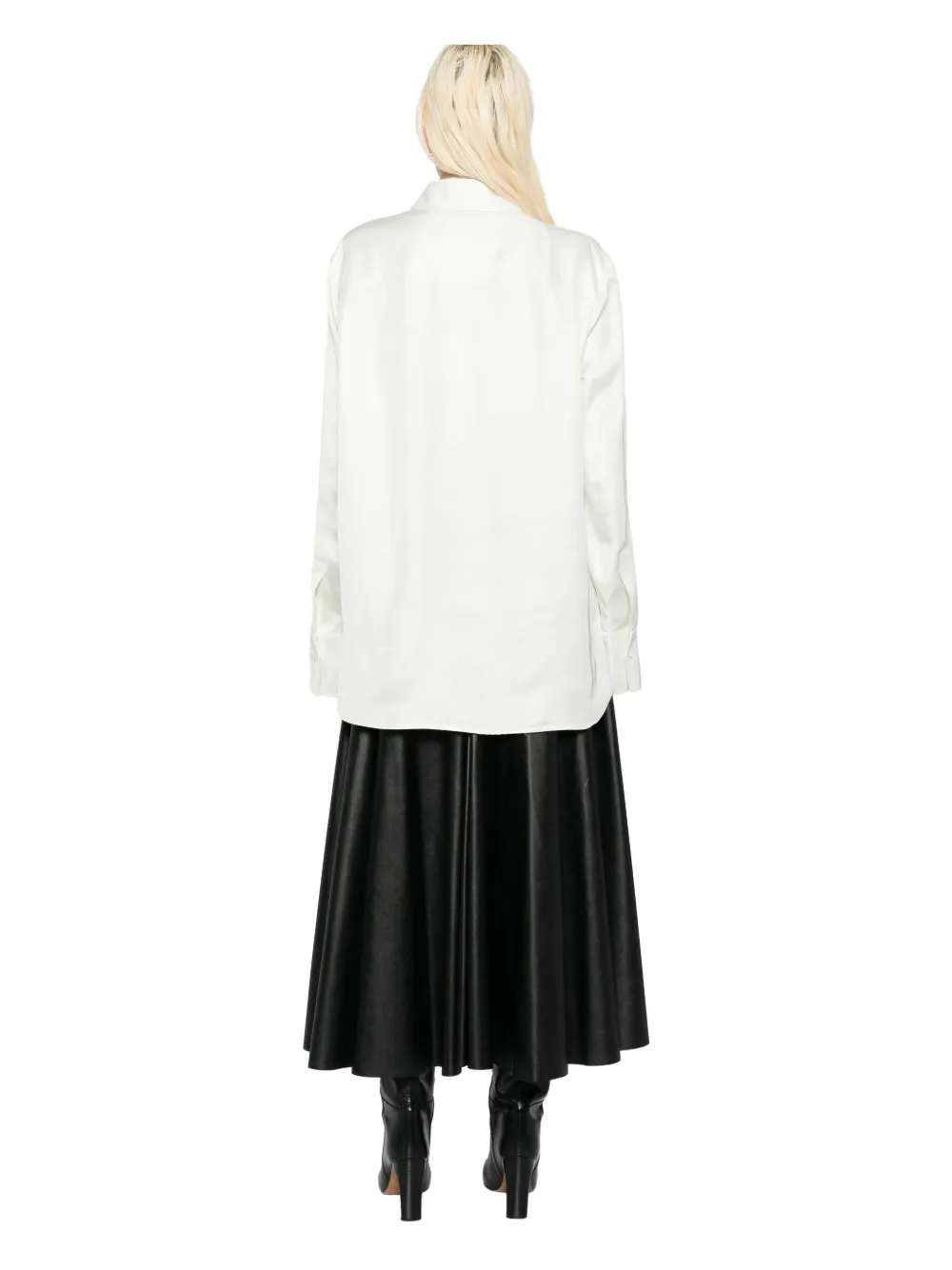 Jil Sander Flared blouse Groen