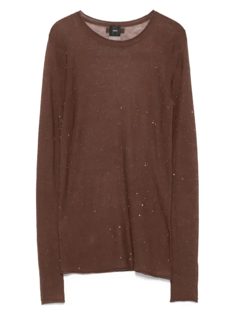 PINKO playera con cuello redondo