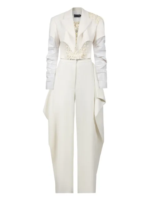 Gaby Charbachy  embellished draped jumpsuit