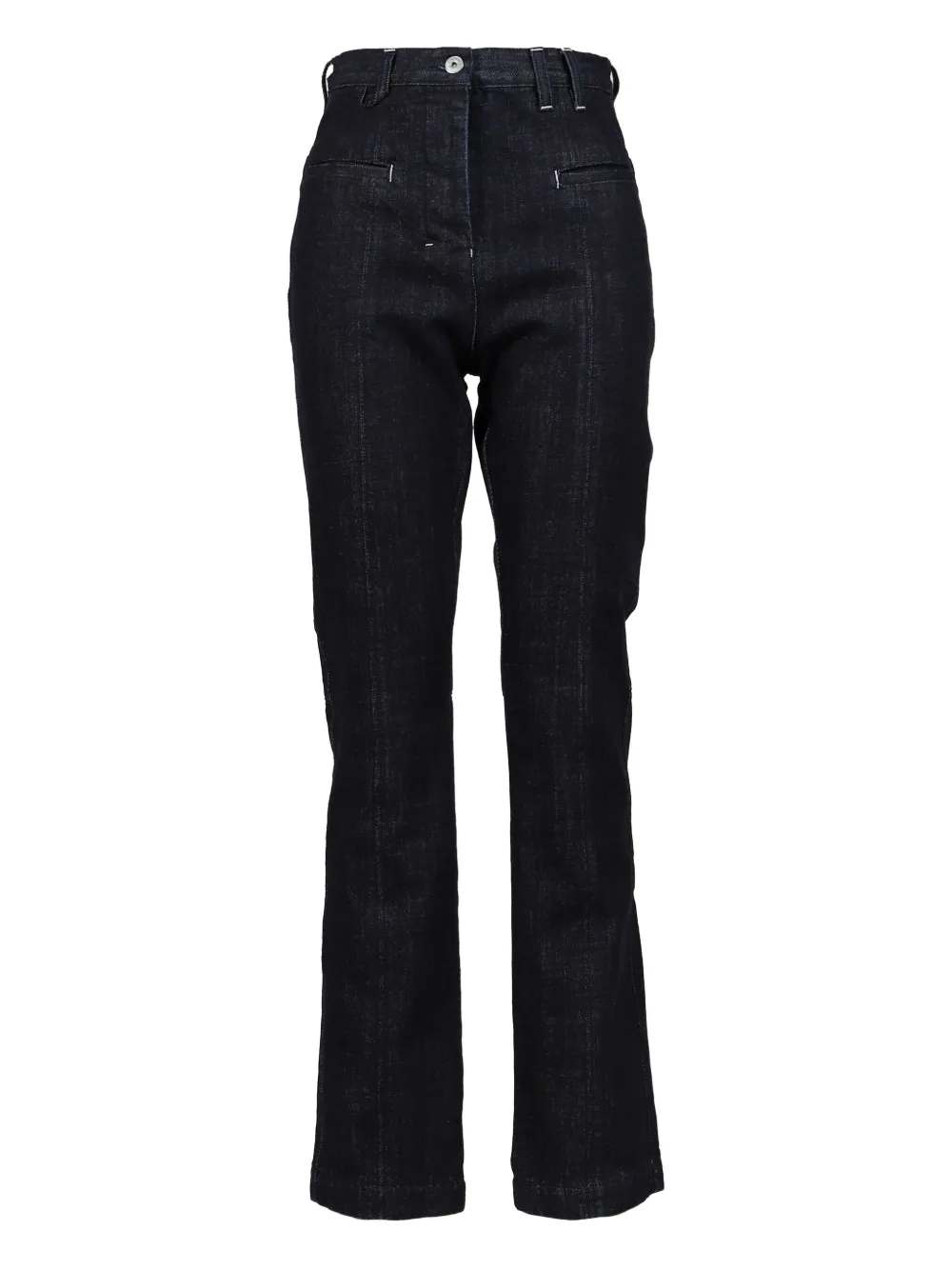 Jacquemus logo-embroidered jeans | Blue | Image 1