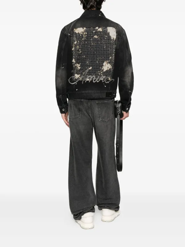 【希少】AMIRI Denim Jacket ジャスティン着用 Buy AMIRI men blue denim jacket with buttons for $755 online