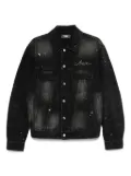 AMIRI paint-splatter denim jacket - Black