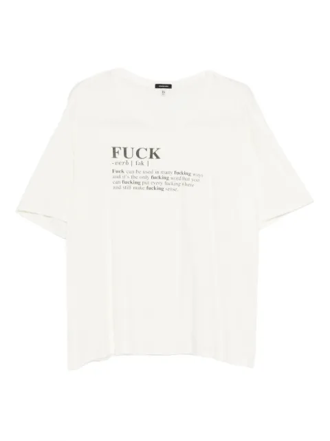 R13 definition-print T-shirt