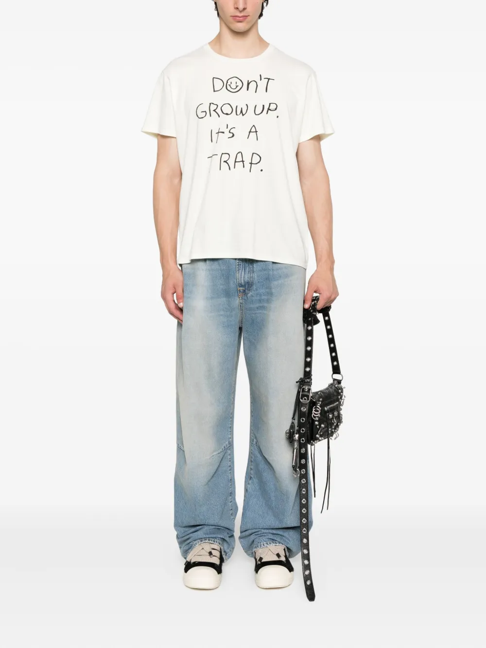 R13 faded jeans Blauw