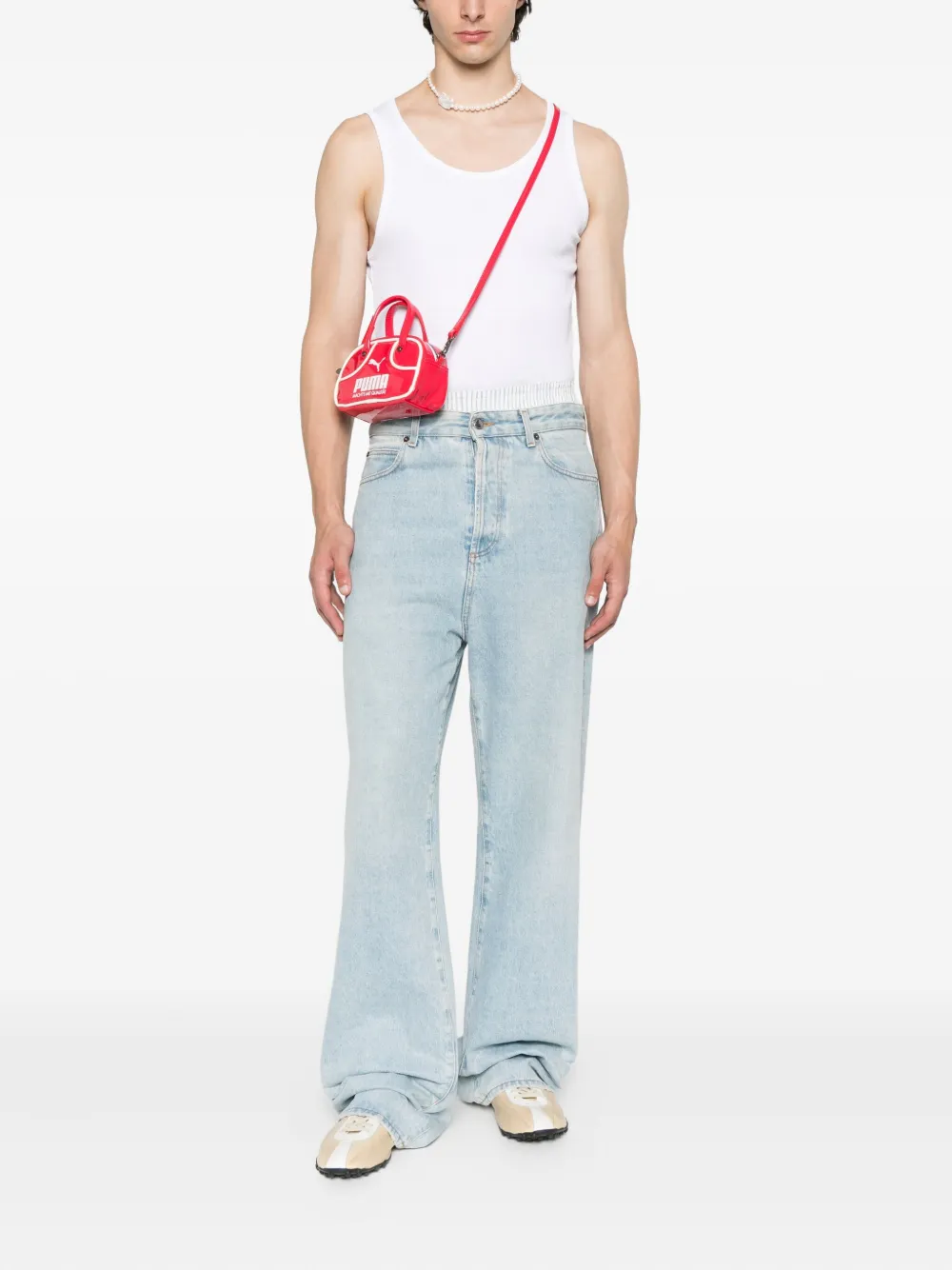 PUMA 1976 Micro 1L Grip patent-leather top-handle bag | Women | Image 2
