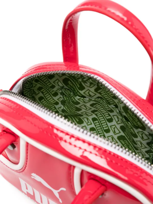 PUMA 1976 1L Grip エナメルレザーハンドバッグ マイクロ