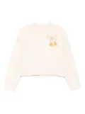Moncler bow-cherry sweatshirt - Neutrals