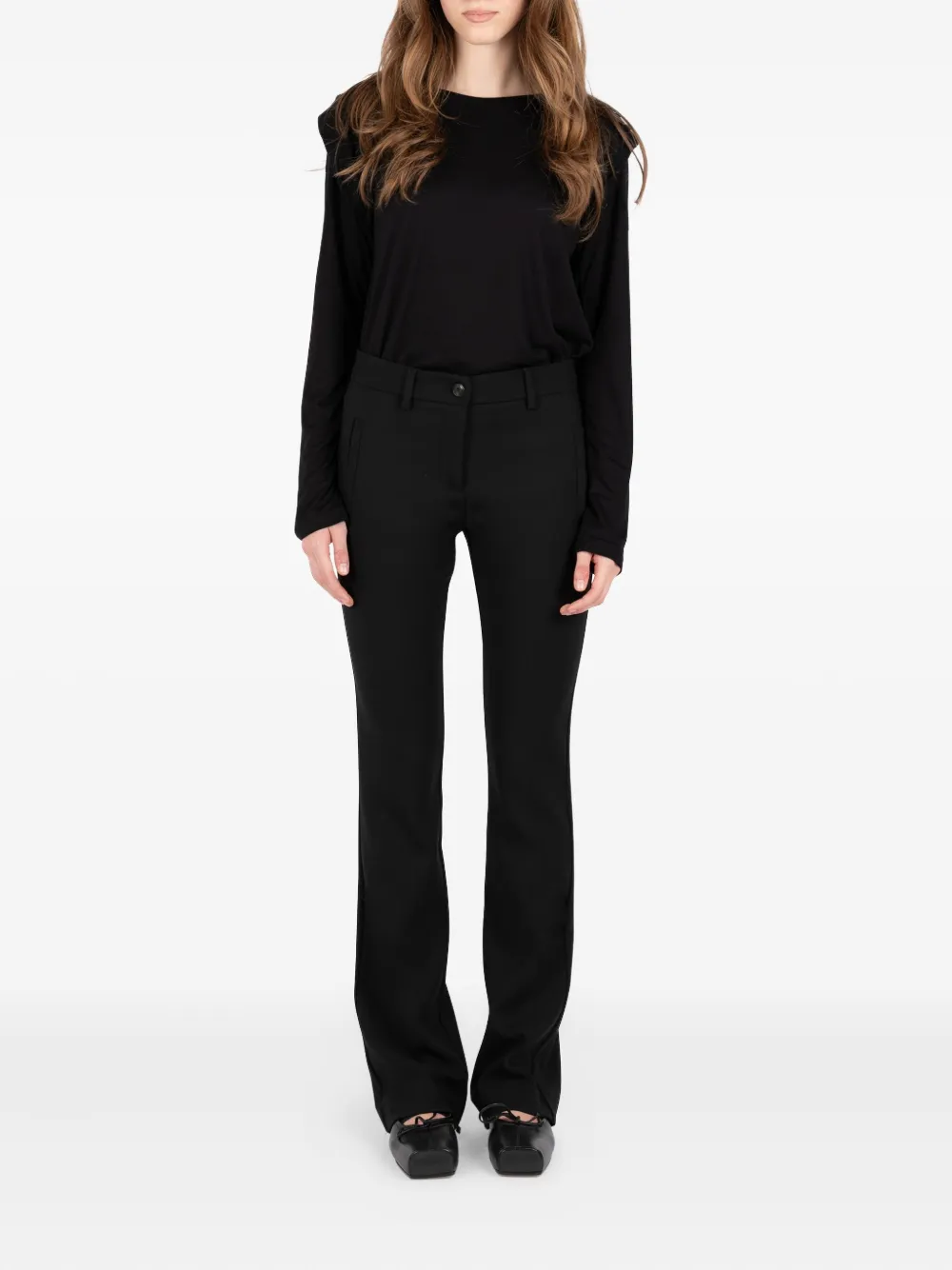 Société Anonyme Broek met zakdetail Zwart