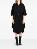 Société Anonyme Lotus button-down shirt dress - Black