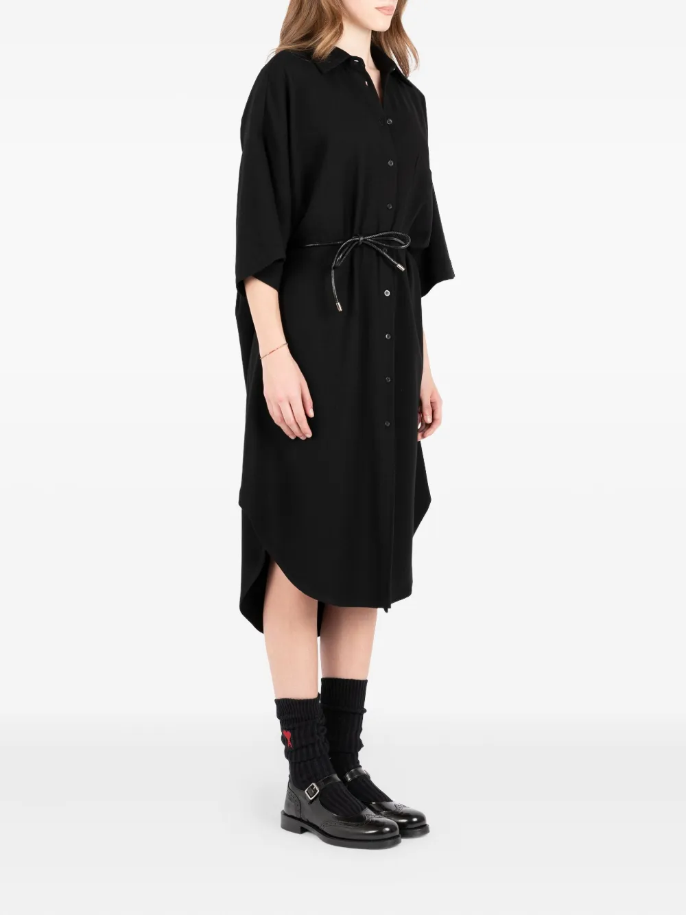 Société Anonyme Lotus button-down blousejurk Zwart