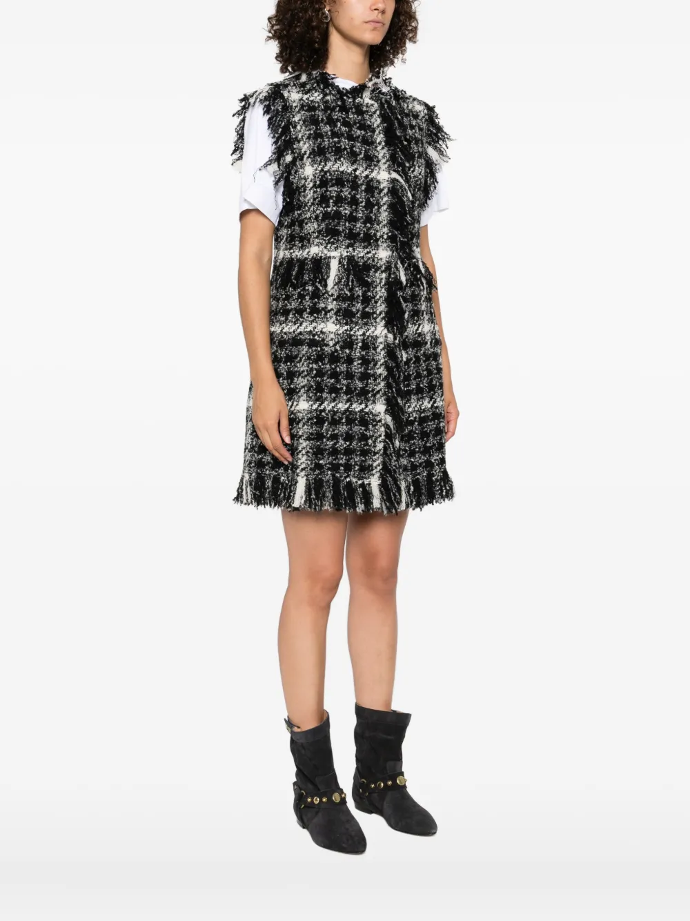Charlott Tweed jas Zwart
