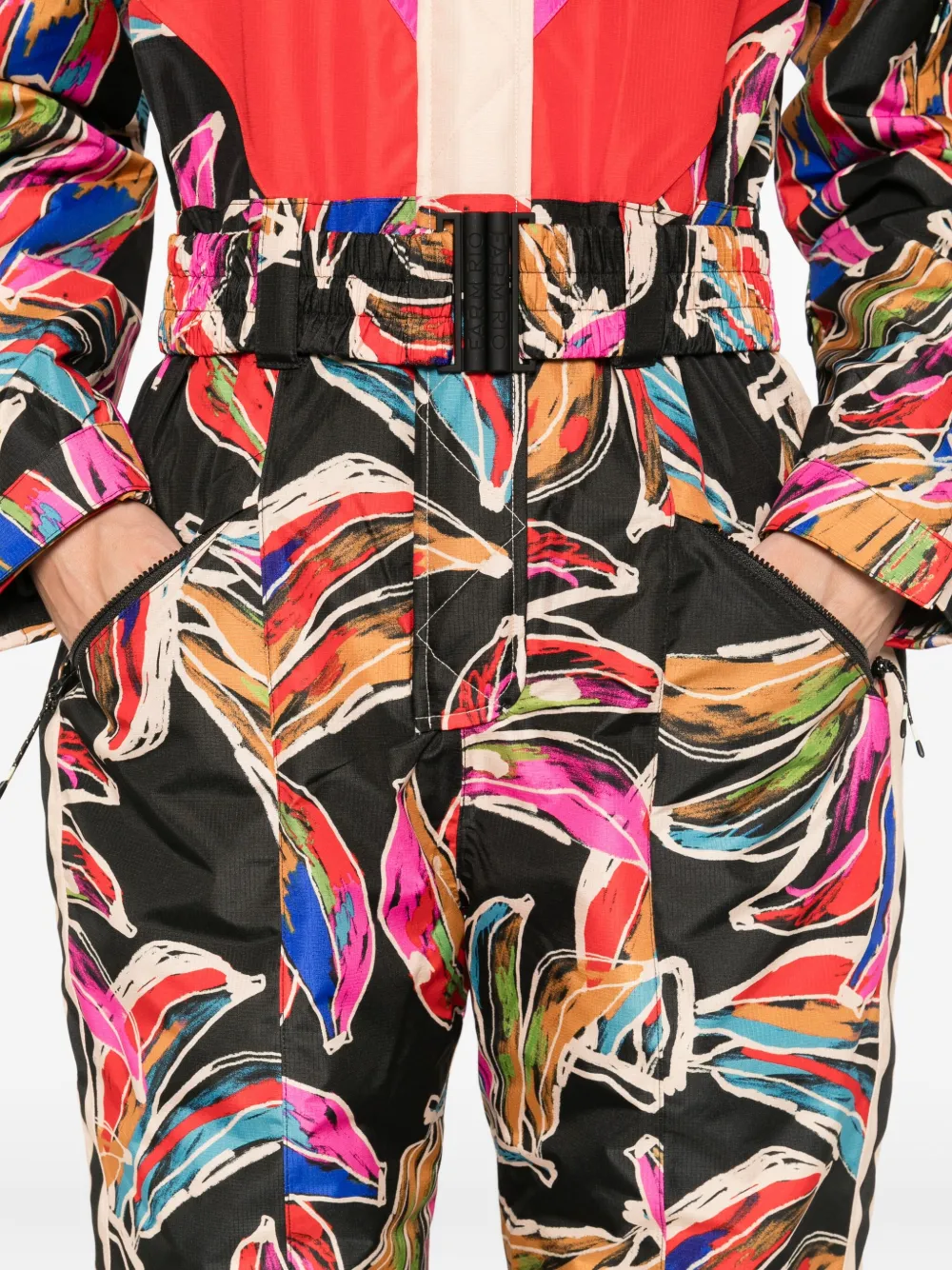FARM Rio Artsy skipak met bananenprint Roze