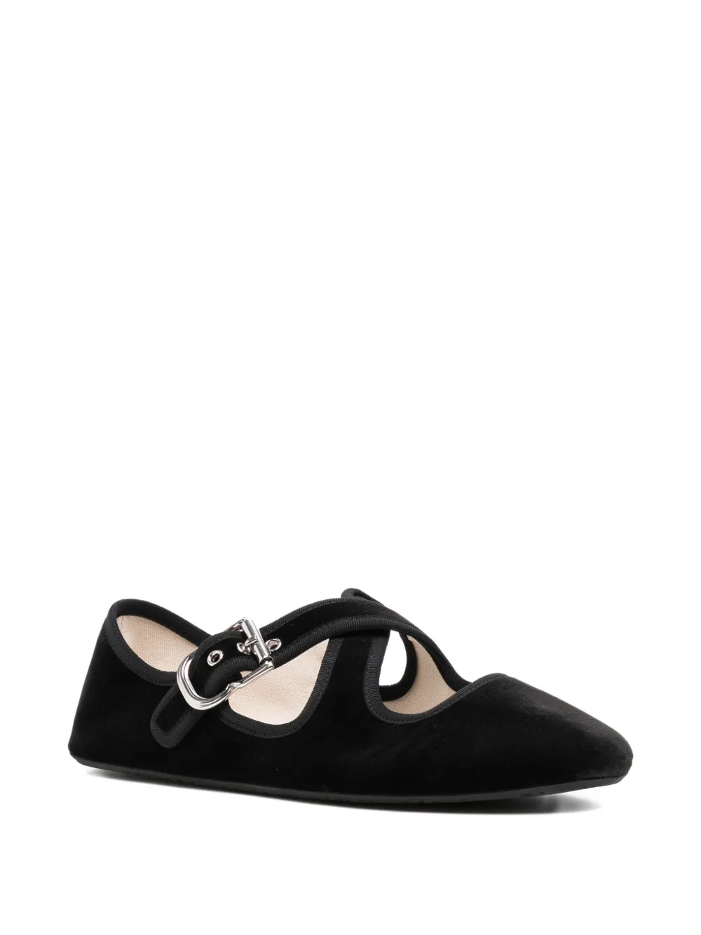 Alaïa criss-cross ballet flats | Image 2