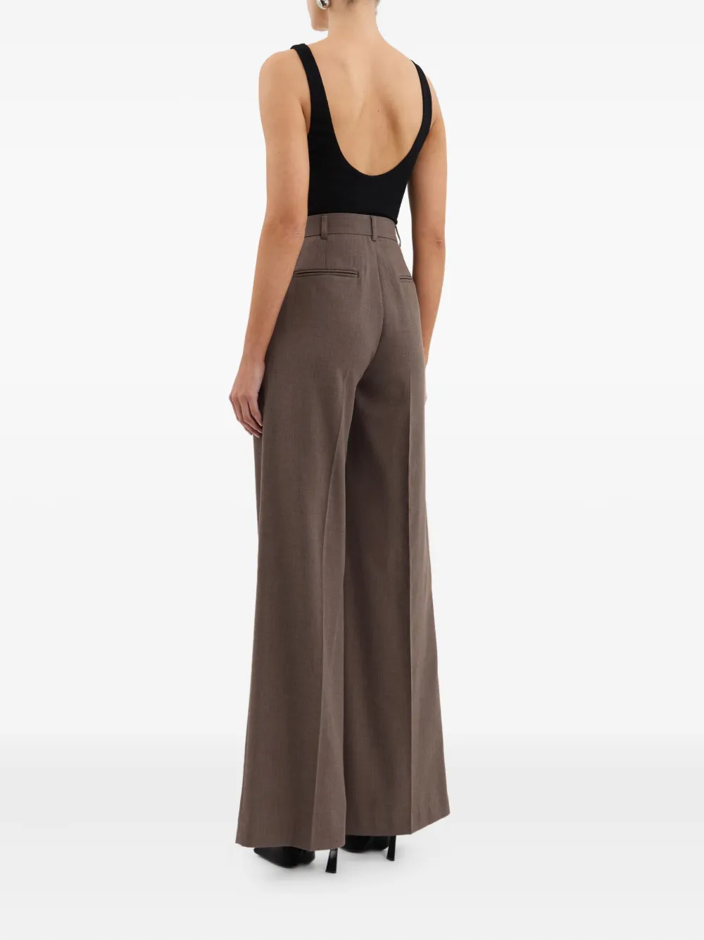 Rebecca Vallance Noah geplooide broek Bruin
