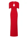 Rebecca Vallance Cameron cape gown - Red