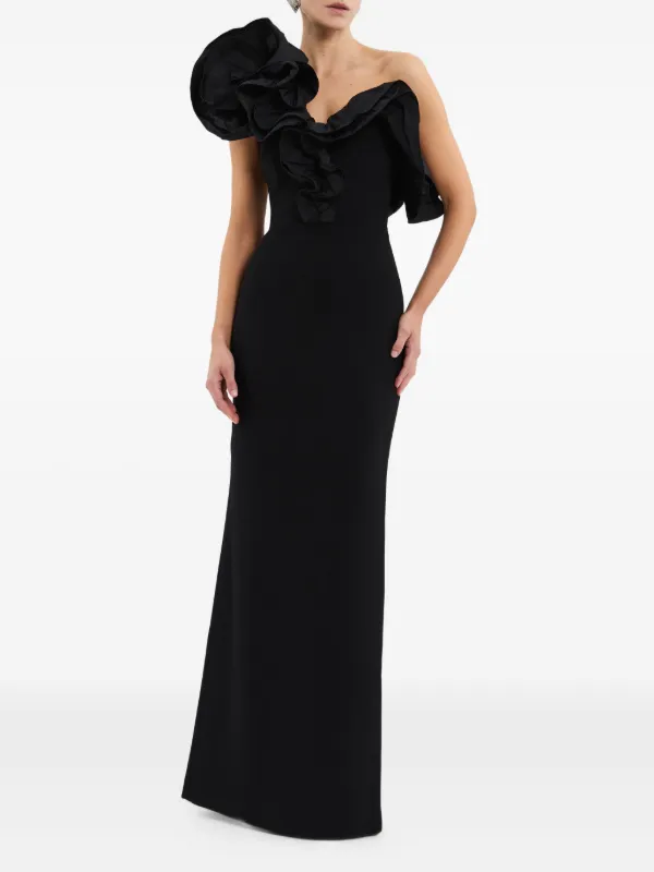 REBECCA VALLANCE★ワンショルモダンエレガントドレスElla Gown Ella Gown Blue – Rebecca Vallance