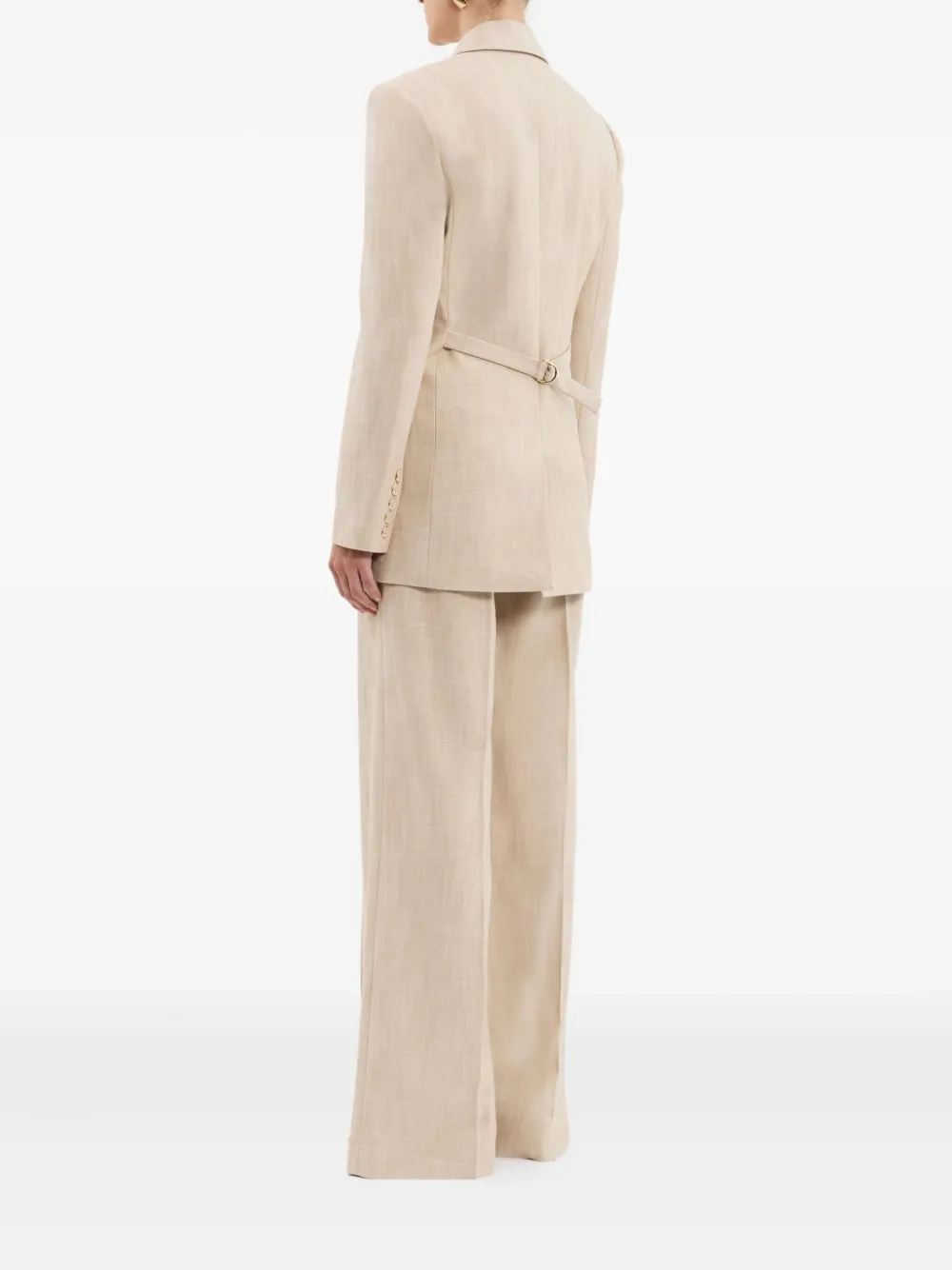 Rebecca Vallance Andy Two-button Blazer In Neutral