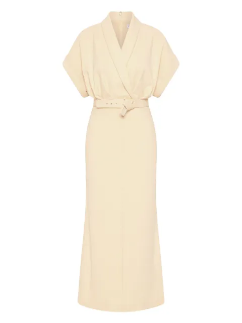 Rebecca Vallance Rowan wrap-belt midi dress