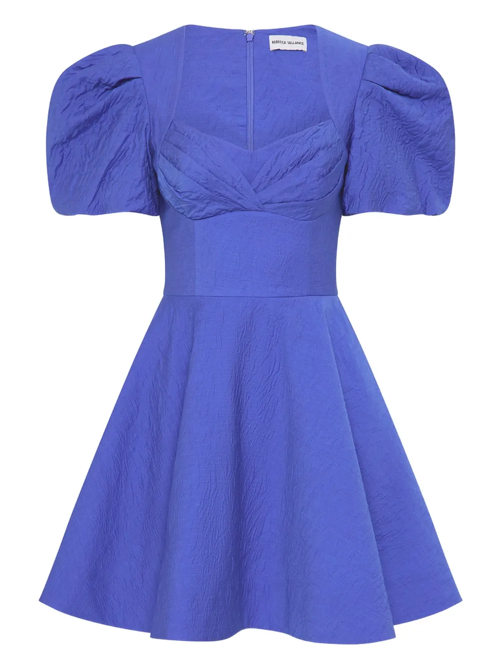 Rebecca Vallance vestido con mangas farol | azul | Image 1