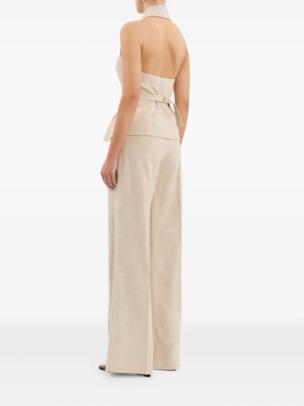 Rebecca Vallance Andy Pleated Trousers In White