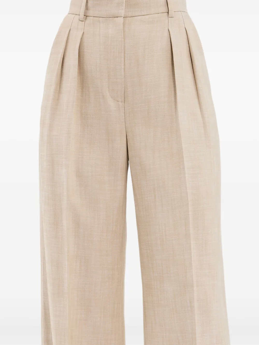 Rebecca Vallance Andy Pleated Trousers In White