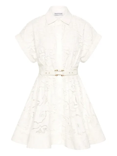 Rebecca Vallance floral-lace mini dress