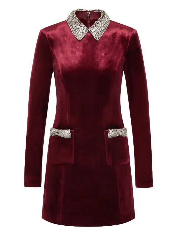 rebecca vallance red mini dress Rebecca Vallance x Nicky Hilton Carmella Off-the-Shoulder Mini Dress