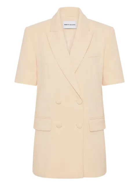 Rebecca Vallance short-sleeve double-breasted blazer