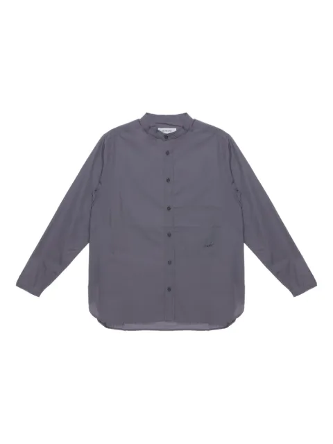 Diomene Mandarin-collar patch-pocket shirt