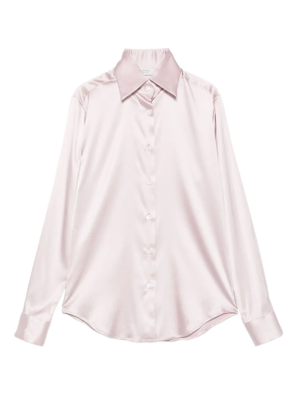 Mazzarelli Blouse van zijdemix Roze